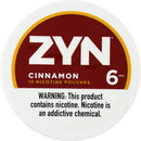 ZYN Nicotine CINNAMON Pouches 6mg 15 Pouches
