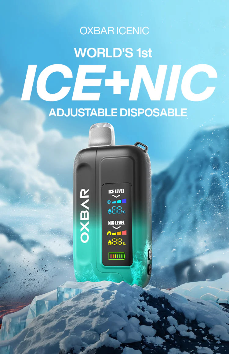 Pod Descartável Oxbar Ice / Nic Control 35K Puffs