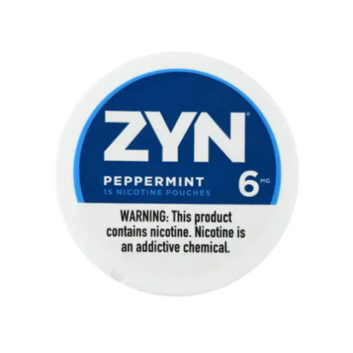 ZYN Nicotine PEPERMINT Pouches 6mg 15 Pouches