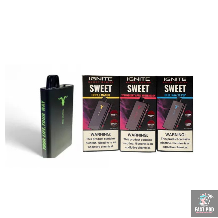 IGNITE V400 SWEET - 40000 PUFFS - Pod Descartavel